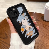Case hp For Vivo Y75 5G Y75 4G Y78 Y78 Plus Y7s Y81 Y81i Y85 Y89 Silicon Full Lens Cover Cute Cat So