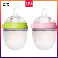 Monly | Comotomo Wide Neck Bottle America Natural Feeding Baby Bottle COMOTOMO KOREA Natural Fee Baby Bottle 5 oz / 8 oz Baby Silicon Bottle Soft Bottle Como Tomo Feeding