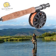 LONNGUVO Fly Fishing Reel, Pre-Loaded Line Left/Right Hand Fly Reel, Durable Lightweight Fly Wheel R