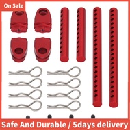 RC Car Body Pillar Kit for 1/10  TT02 RC Car Update Partscar Kit RC Car Upgrade Accessories Red