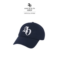 ADLV [acme de la vie] หมวก รุ่น Symbol Embossing Needlework Ball Cap Navy (50093SEBCAU_F3NAXX)