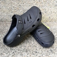 Dép sục nam cross yukon mesa clog cho nam đi mưa bám sàn full boxmàu đen
