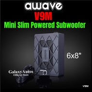 Awave V9M 6x8" Mini Slim Powered Subwoofer