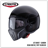 CABERG Jet Ghost Carbon I Open Face Lightweight Helmet (M-XXl) (Made In Italy) DCAB-00018