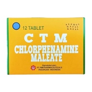 CTM - CHLORPHENAMINE MALEATE (12's / Box) | PIM