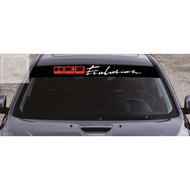 Cutting sticker hks evolution car window sticker