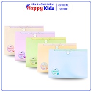 Deli F615 Brand 8-compartment Handheld Document Bag with Eye-catching Cover Color, Convenient Button