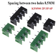 5PCS/lot KF8500 8.5MM 2P 3P 4P Fence Type Connection Terminal Black/Green PCB Terminal