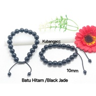 10MM Black Jade Stone Bracelet. Natural Stone Bracelet Stone Bracelet Black Stone Bracelet Stone Bra