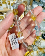 精品自用冰彩托帕石水晶手珠9.5mm33.77g增強表達能力說服力