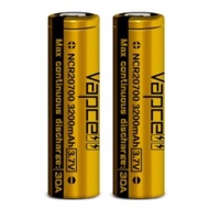 Original VapCell Battery NCR 20700 3200mAh 30A Rechargeable Batteries Sony Samsung Xtar AWT for Elec