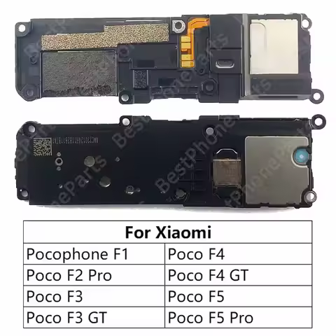 Loudspeaker For Xiaomi Pocophone Poco F4 GT F5 Pro F1 F2 Pro F3 5G Loud Speaker Buzzer Ringer Sound 