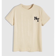 T-SHIRT BIG SIZE JUMBO DISTRO T-SHIRT VINTAGE BEIGE T-SHIRT NY T-SHIRT CASUAL T-SHIRT SML XL 2XL 3XL