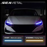 Seametal 2 ชิ้น ไฟเดย์ไลท์ ไฟวิ่งกลางวันสองสี แบบวิ่ง30/45/60cm ไฟน้ำตา LED กลางวันไฟตัดหมอก