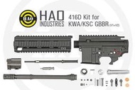 WEN - 全新槍特價75折 HAO HK416D KIT CNC 鋁合金槍身套件 for KSC/KWA M4 GBB