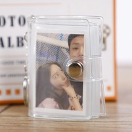 Couple Keychain Small Album DIY Custom Mini 1-Inch 2-Inch Photo Sticker Photo Album ID Photo Pendant