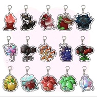 Plants vs. Zombies Fusion Version Acrylic Keychain Game Merchandise Schoolbag Pendant Classmates Bag
