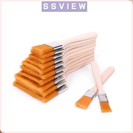 STILLSAVIEW Hair Painting Brush, Multifunctional Watercolor Paint Drawing Oil Paint Brush,  Wood Han