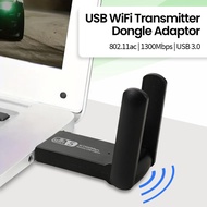 USB WiFi Transmitter Dongle Adapter 802.11ac 1300Mbps AC1300 Universal High Quality
