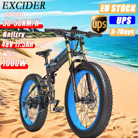 electric bike EXCIDER XT750Plus adult 1000w48v17.5ah lithium battery electric bicycle 26 inch thick 