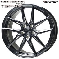 サマータイヤ ホイール4本セット 225/40R19インチ 5H114 ホットスタッフ トラフィックスター フォージド TSF-02 BC ダンロップ ルマン5+