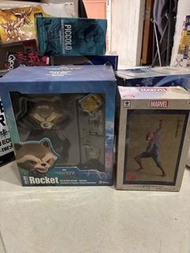 EGG Attack Rocket & Groot 2人組模型，蜘蛛俠