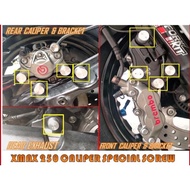 CALIPER SPECIAL SCREW XMAX 250 FOR BREMBO & BRACKET (HIGH QUALITY)