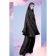 Telekung ARJANA Blossoms in Black