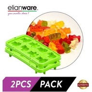 Elianware Happy Bear Design Ice &amp; Jelly Mould (2 Pcs)