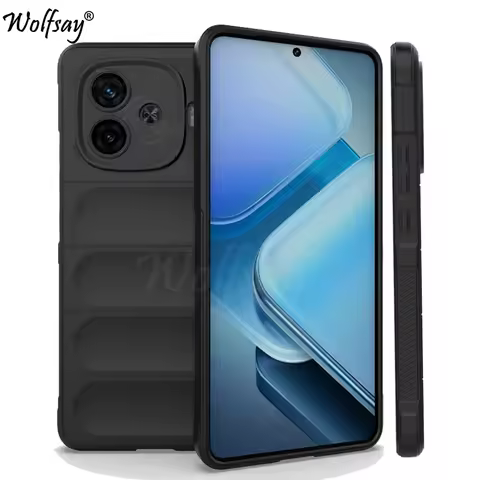 Shockproof Phone Case For Vivo iQOO Z9 Turbo Case Silicone Full Edge Back Cover Vivo iQOO Z9 Turbo C