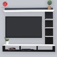 DEcTionS Set Furniture Rak TV Dinding Minimalis Meja TV Tempel Dinding 32-42 In Panjang 120 cm