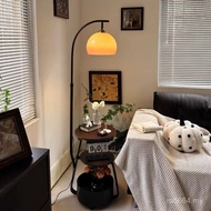 Antique Bedside Table Retro Multifunctional Side Table Sofa Side Coffee Table Atmosphere Living Room