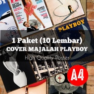 DGS (10pcs A4) aesthetic poster package wall art poster cover playboy magazine
