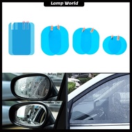 2Pcs Waterproof Antifogging Car Rainproof Clear Film Car Sticker Car Mirror Window Clear Film Car Rearview Mirror Protective Film