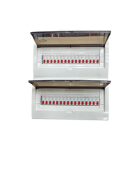 Panel Board 63A 1Pole Main with 31 Branches 1Pole Miniature 32 Ways Distribution Box Metal Base  HDB