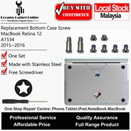 Replacement Bottom Case Stainless Stell Screw Set with free Screwdriver for MB Retina 12 A1534 2015~