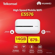 huawei e5576 mifi router modem wifi 4g free telkomsel 14gb