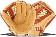 'WILSON 2021 A2000 1789 11.5'' Utility Baseball Gloves - Copper/Blonde'