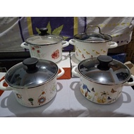 Dutch Oven High Casserole Enamel Pan Enamelie Series 18 cm 2500ml