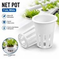 Hydroponic Net Pot - Hydroponic Net Pot, 7 cm, White
