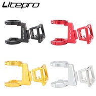 Litepro Folding Bike Front Rack Mount Aluminum Alloy Front Rack Pig Nose Pad For Fnhon/Dnhon