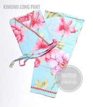 Piyama Katun Jepang Kimono Celana Panjang Allsize / Baju Tidur Kimono Katun
