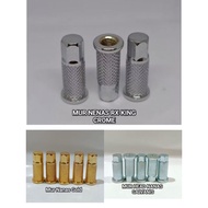 RX King Chrome Gold/ Head Nut RX King Gold Chrome Pineapple Nut RX King/ Nut Galvanized Pineapple Nu