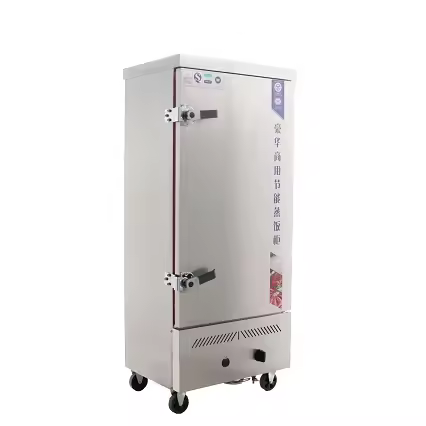 Steamer CupboardStainless Steel Gas Rice Steamer LPG / CNG / NG Food Steamer Rice Steaming Machine