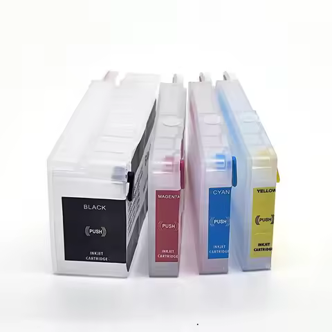 4PC/Set HP711 HP711XL Refill Ink Cartridge with Auto Reset Chip for HP DesignJet T120 T125 T130 T520