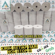Thermal Paper 57x40 58x40 coreless. Black EDC Receipt Paper 57 x 40 WIN