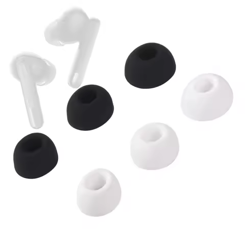 6Pcs Silicone Ear Tips for OPPO Enco Free 2 2i Eartips for OPPO Enco X W51 Buds 2 TWS Wireless Noise