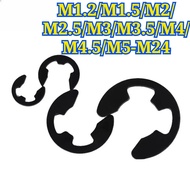 Blackcirclip e-type | diameter e clip | e-clip external retaining ring | Washer M1.2/M1.5/M2/M2.5/M3