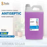 " Hand Sanitizer Gel Antiseptic Aroma Wangi Segar 5 Liter / Aroma