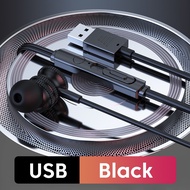 Elough Tai nghe chụp có dây Tai nghe nhét tai kết nối USB có micrô cho máy tính chơi game PC Bộ Tai 